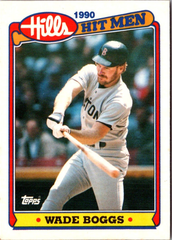 1990 Topps Hills Hit Men Wade Boggs #19