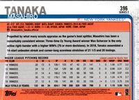 2019 Topps Masahiro Tanaka #396