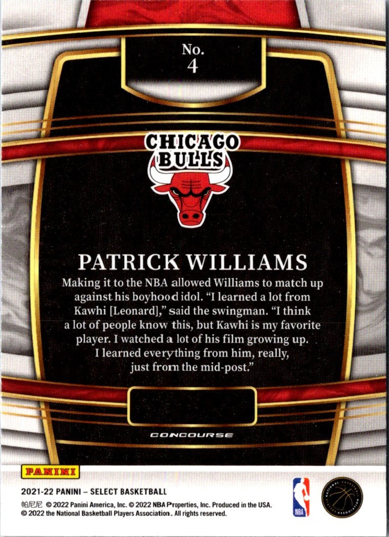 2021 Panini Select Patrick Williams