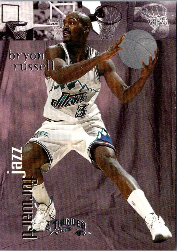 1998 SkyBox Thunder Bryon Russell #52