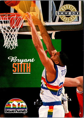 1992 SkyBox Bryant Stith #337 Rookie