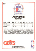 1989 Hoops All-Star Panels Perforated Larry Nance #217
