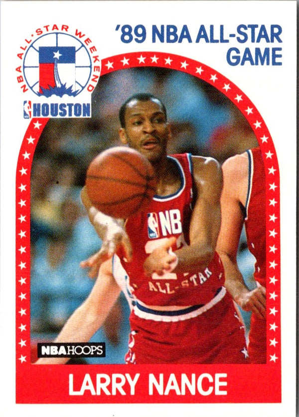 1989 Hoops All-Star Panels Perforated Larry Nance #217