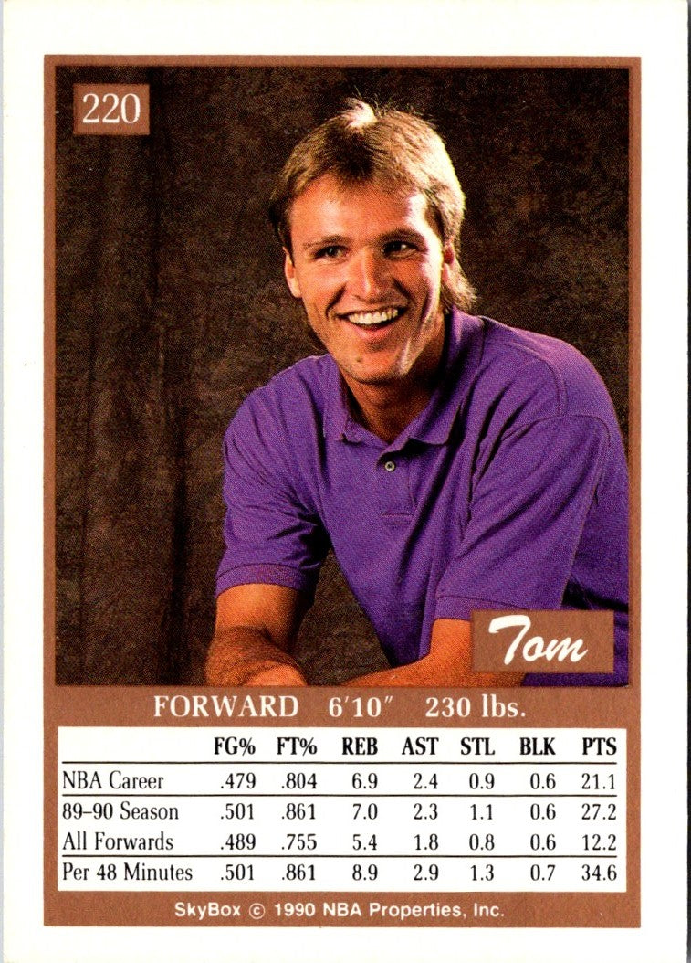 1990 SkyBox Tom Chambers