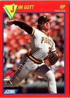 1989 Score Baseball's 100 Hottest Players Jim Gott #98