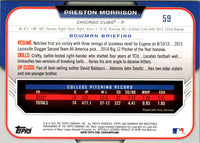 2015 Bowman Draft Picks & Prospects Preston Morrison #59