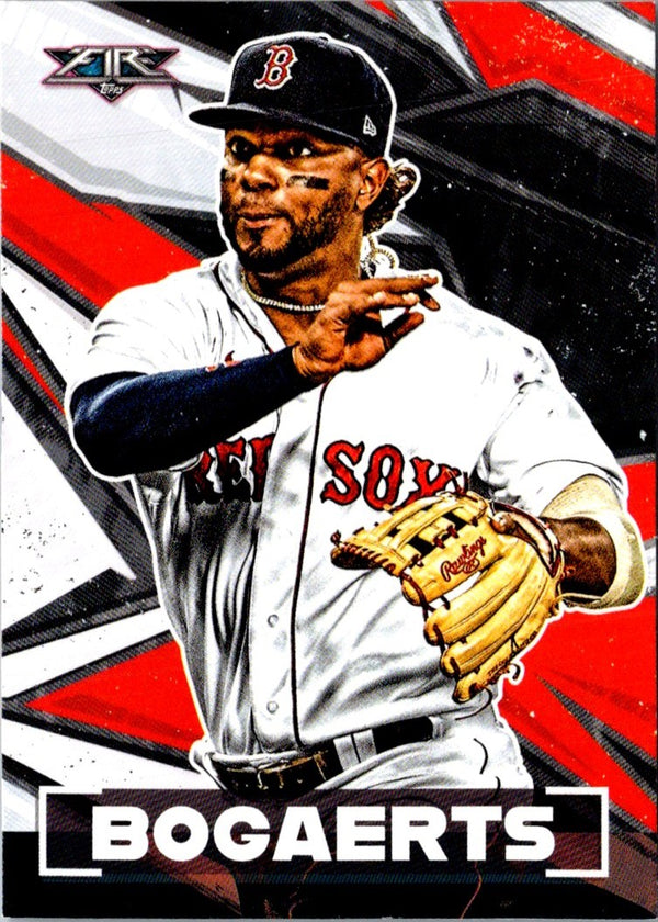 2021 Topps Fire Xander Bogaerts #91