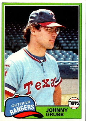 1981 Topps Johnny Grubb #545