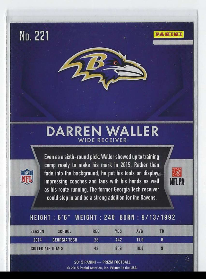 2015 Panini RC Darren Waller