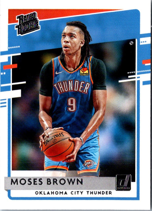 2020 Panini Chronicles Moses Brown #198 Rookie