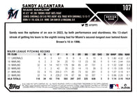 2023 Topps Sandy Alcantara #107