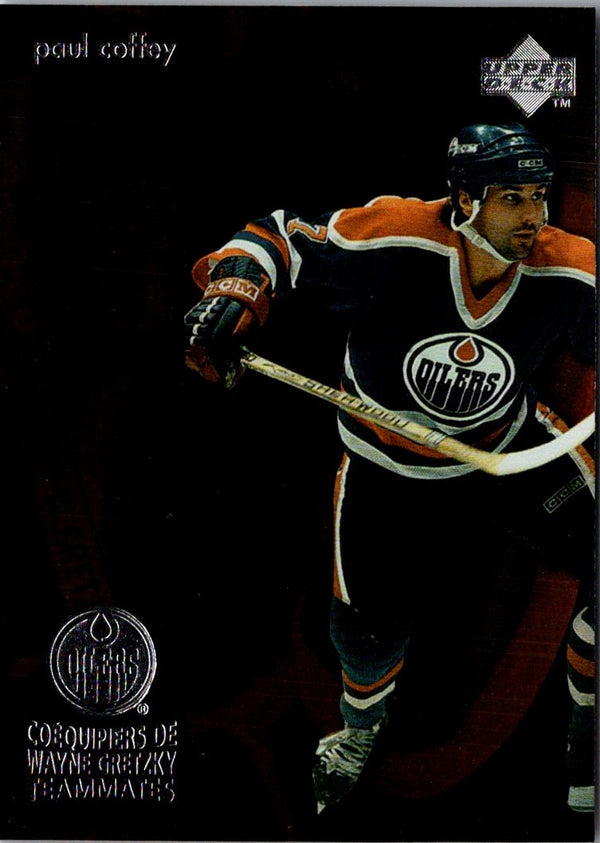 1998 McDonald's Upper Deck Gretzky's Teammates Paul Coffey #T10