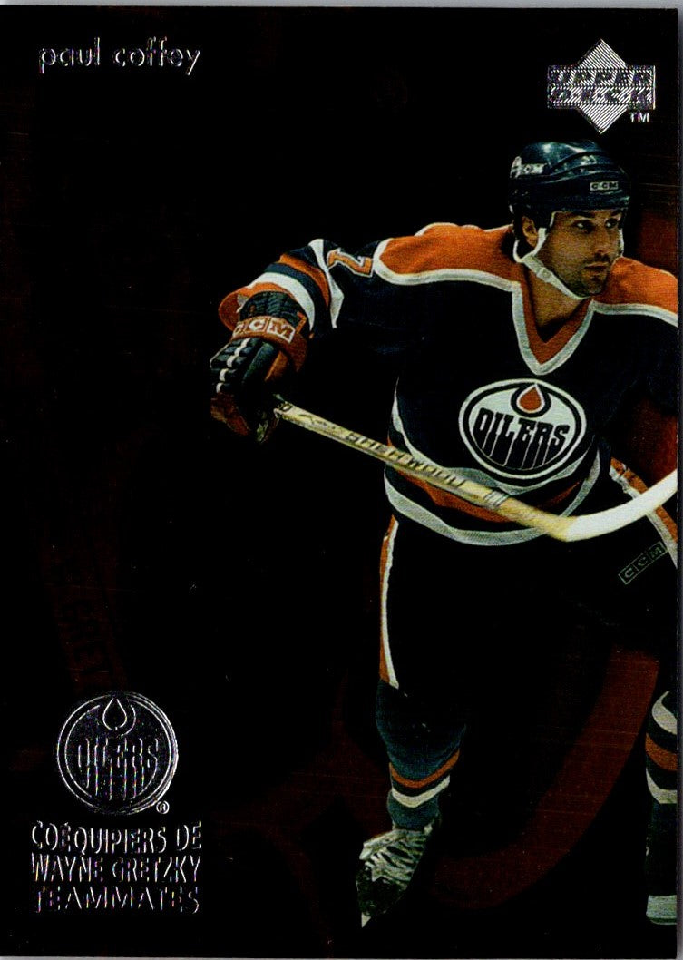 1998 McDonald's Upper Deck Gretzky's Teammates Paul Coffey