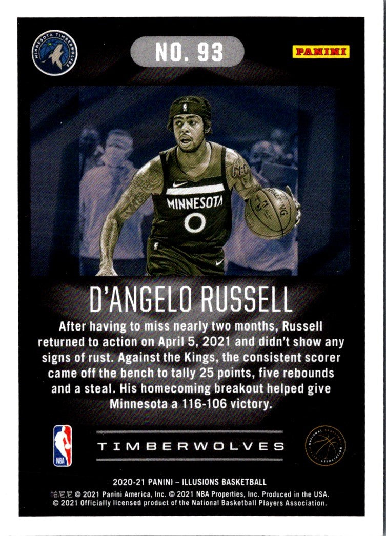 2021 Panini Contenders D'Angelo Russell