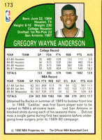 1990 Hoops Greg Anderson #173
