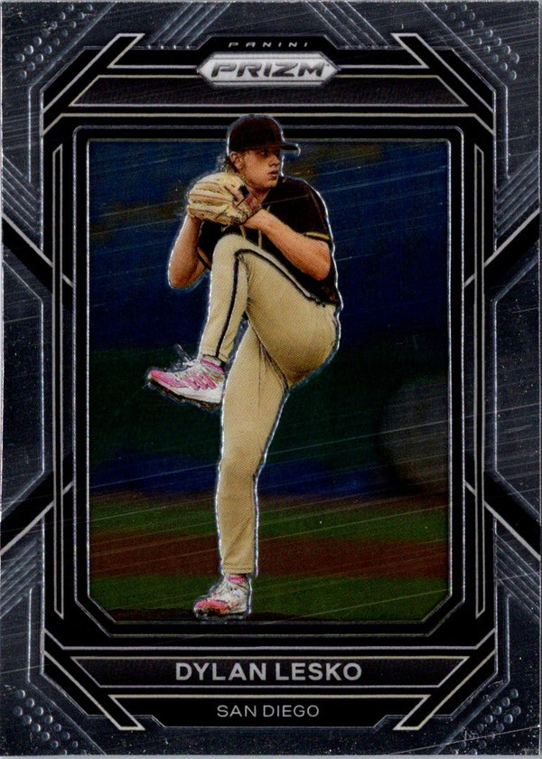 2023 Panini Prizm Blue Ice Dylan Lesko #167