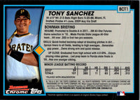 2010 Bowman Chrome Topps 100 Prospects Gold Refractors Tony Sanchez #TPC31