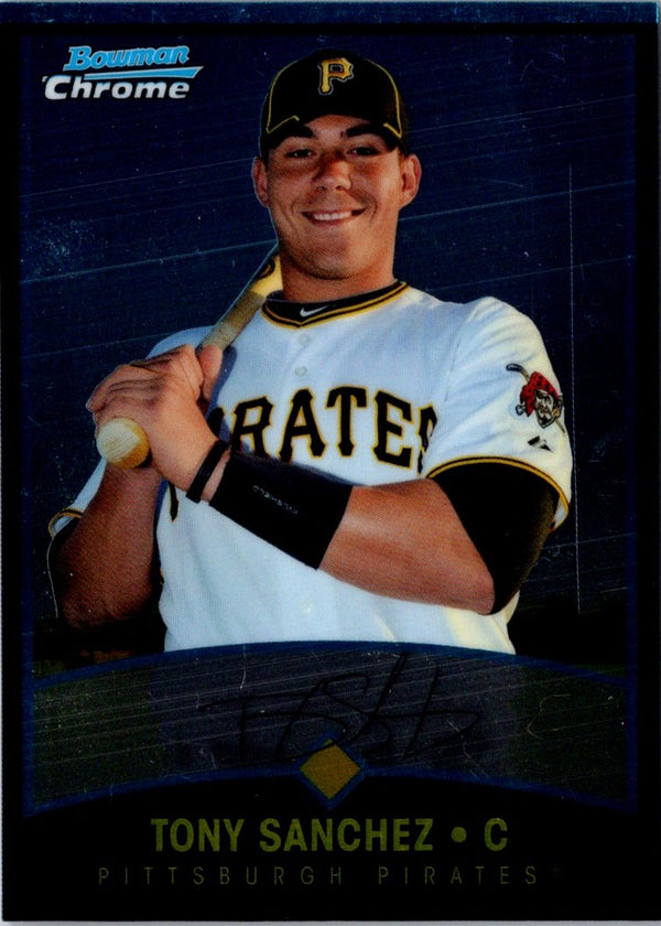 2010 Bowman Chrome Topps 100 Prospects Gold Refractors Tony Sanchez #TPC31