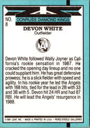 1987 Donruss The Rookies Devon White