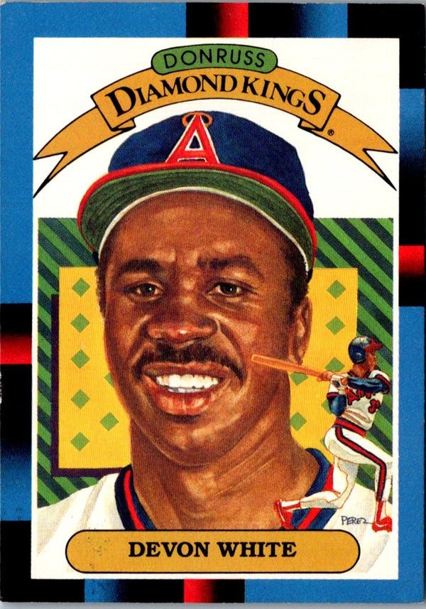 1987 Donruss The Rookies Devon White #8