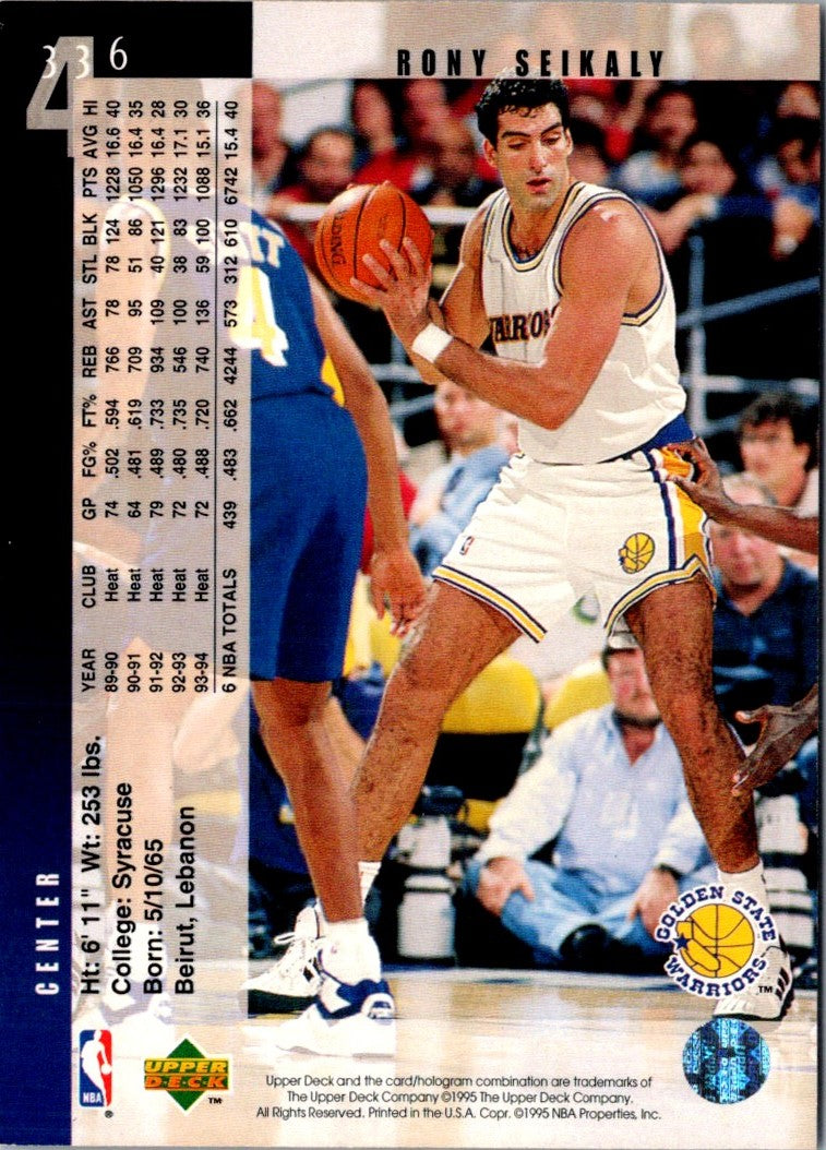 1995 Upper Deck Rony Seikaly