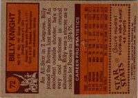 1978 Topps Billy Knight #72