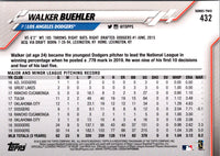 2020 Topps Walker Buehler #432