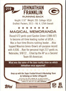 2013 Topps Magic Johnathan Franklin