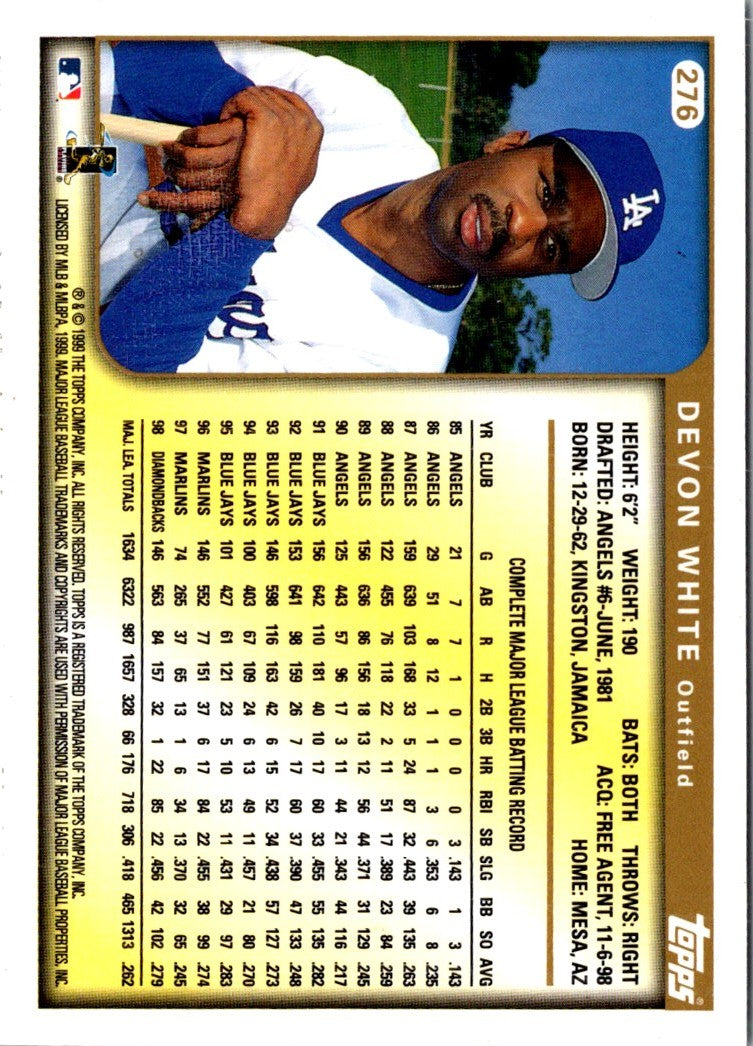 1999 Topps Devon White