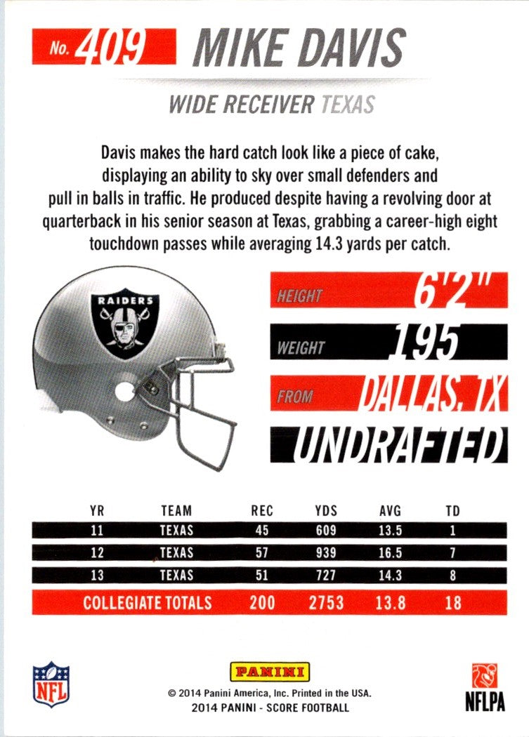 2014 Score Mike Davis