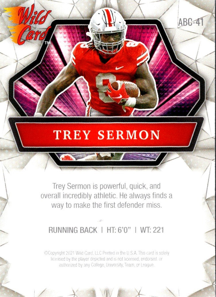 2021 Wild Card Trey Sermon