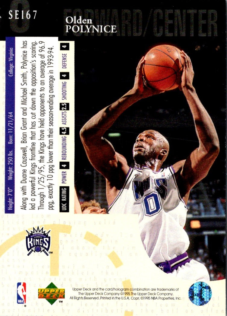 1994 Upper Deck Special Edition Olden Polynice