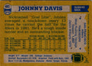 1982 Topps Johnny Davis