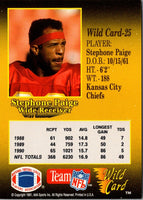 1991 Wild Card Stephone Paige #25