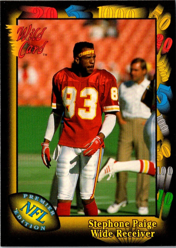 1991 Wild Card Stephone Paige #25