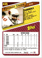 1993 Topps Tyronne Stowe #435