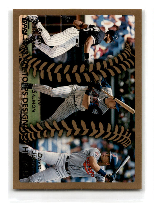 1999 Topps Frank Thomas/Tim Salmon/David Justice #456