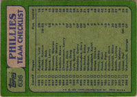 1982 Topps Phillies Team Leaders - Pete Rose/Steve Carlton #636