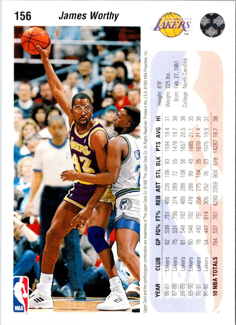 1992 Upper Deck James Worthy