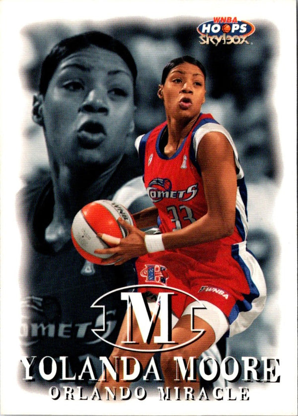 1999 Hoops WNBA Yolanda Moore #88 Rookie