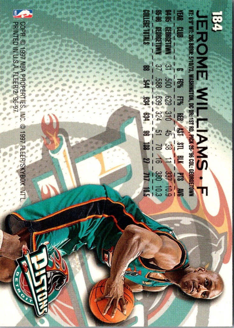 1996 Fleer Jerome Williams