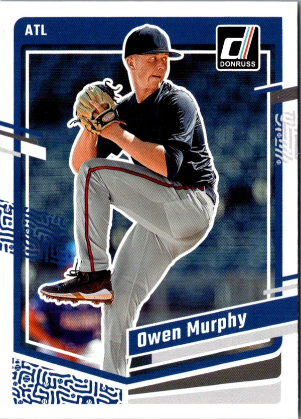 2023 Donruss Holo Blue Owen Murphy #92