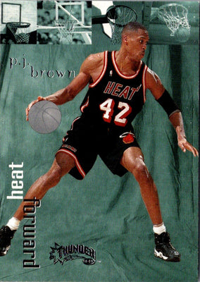 1998 SkyBox Thunder P.J. Brown #47