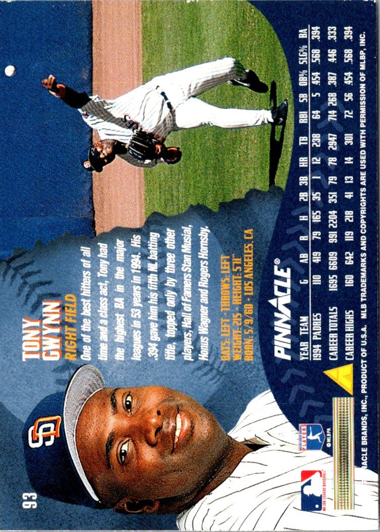 1995 Pinnacle Tony Gwynn