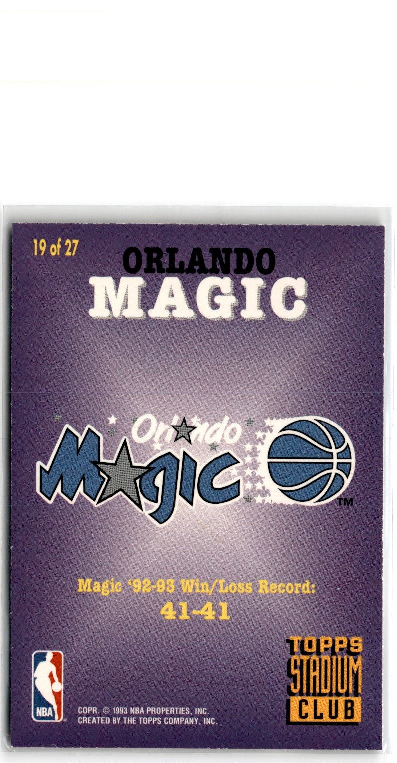 1993 Stadium Club Super Teams Orlando Magic