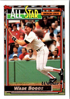 1992 Topps Gold Winners Wade Boggs #399