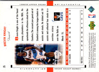 1998 Upper Deck Brevin Knight #25