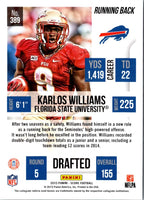 2015 Score Karlos Williams #389 Rookie