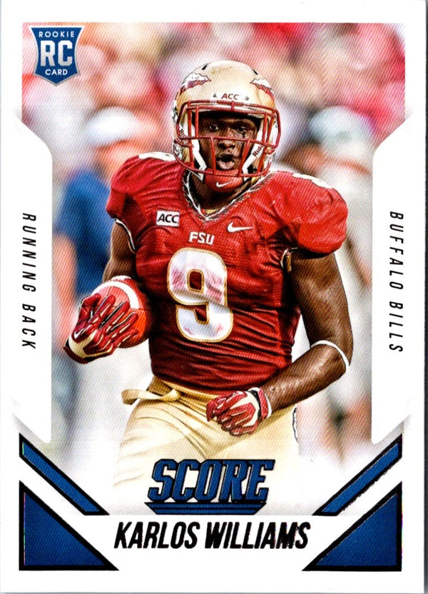 2015 Score Karlos Williams #389 Rookie