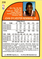 1990 Hoops Johnny Newman #206